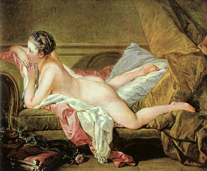 Francois Boucher Nude on a Sofa